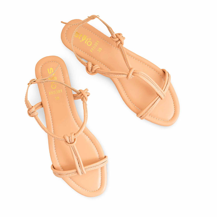 Beige Formal Sandal For Ladies FR5381