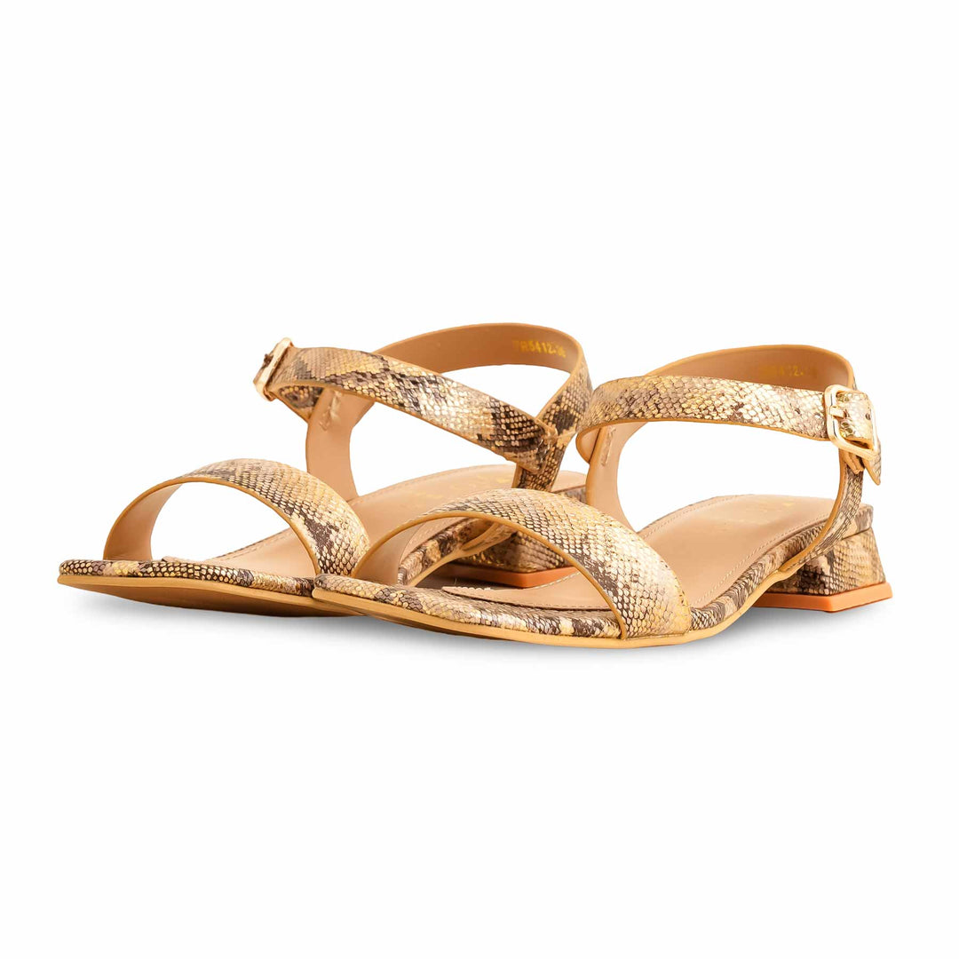 Beige Formal Sandal For Ladies FR5412