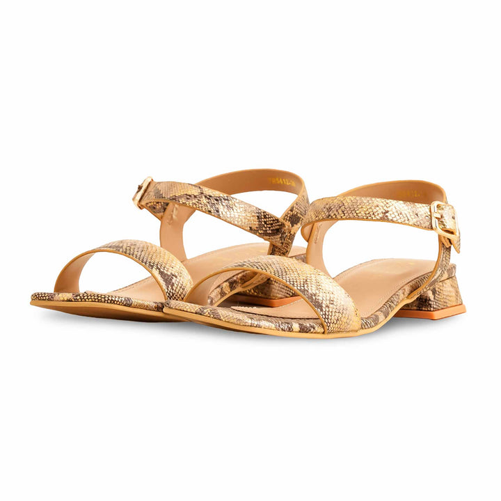 Beige Formal Sandal For Ladies FR5412