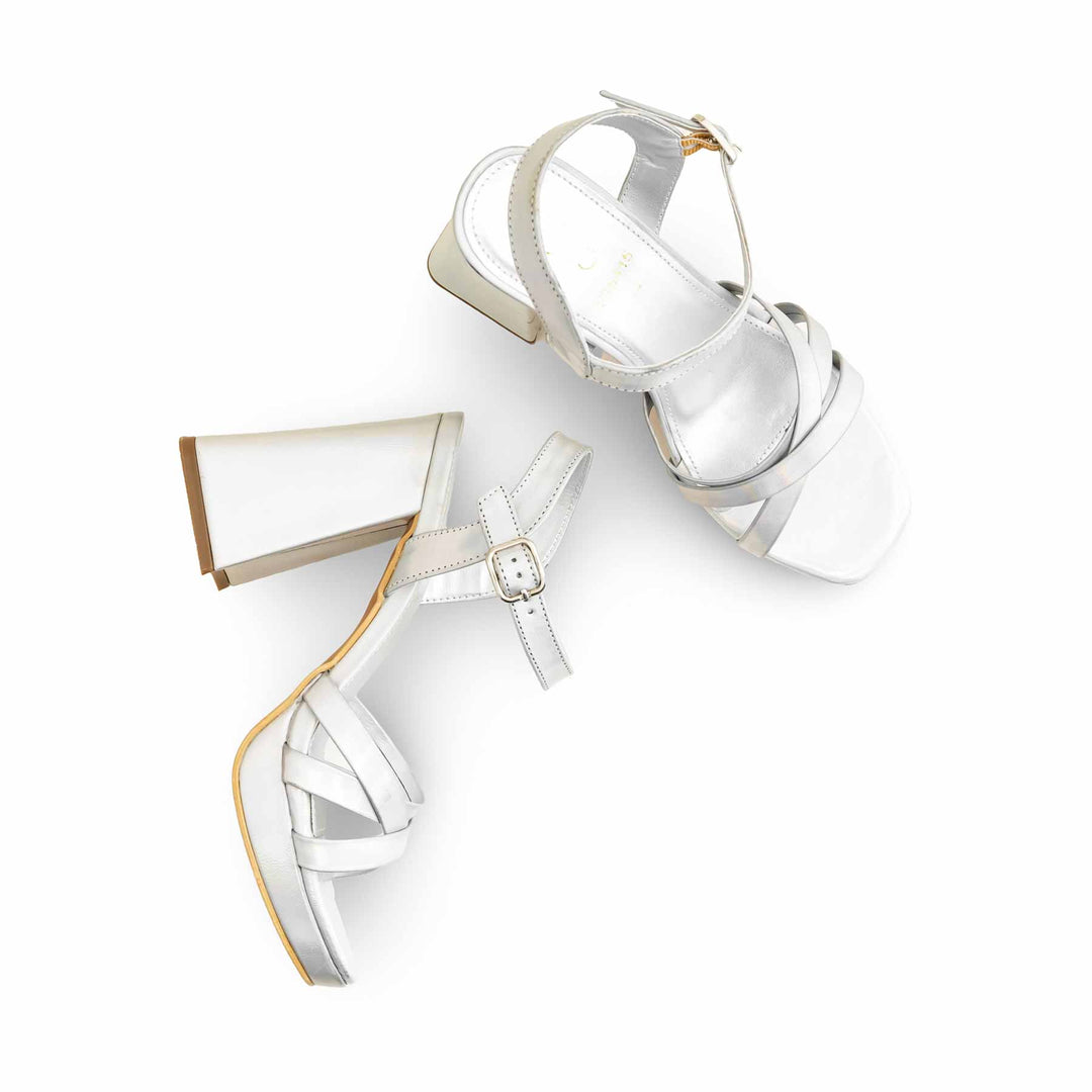 Silver Formal Women Sandal FR5415
