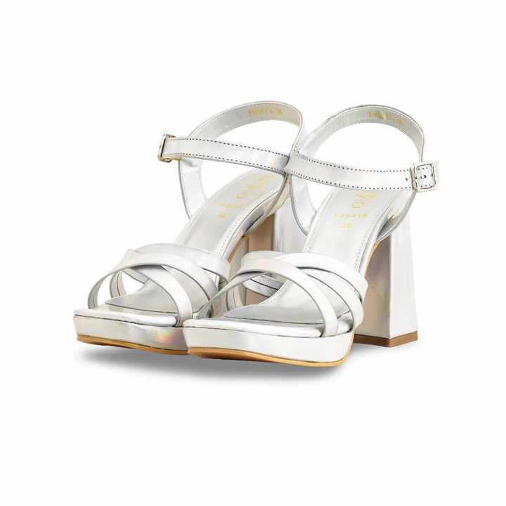 Silver Formal Women Sandal FR5415