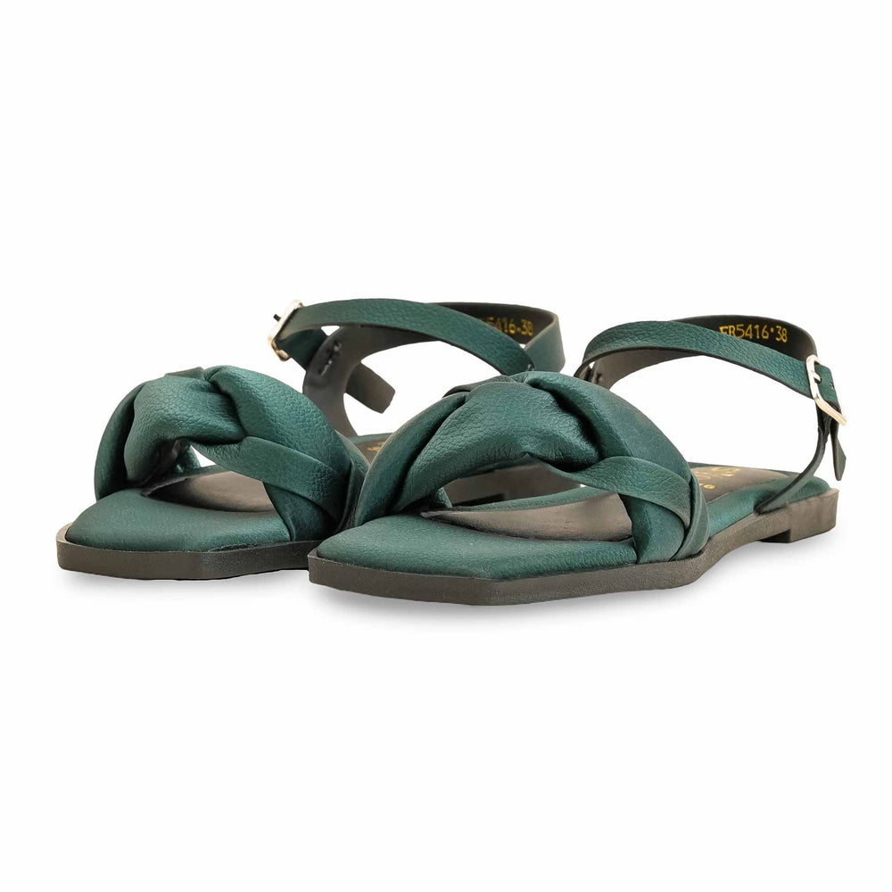 Botl Green Formal Sandal For Ladies FR5416