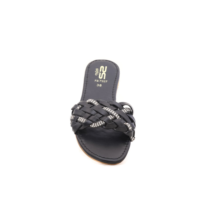 Black Formal Slipper FR7937