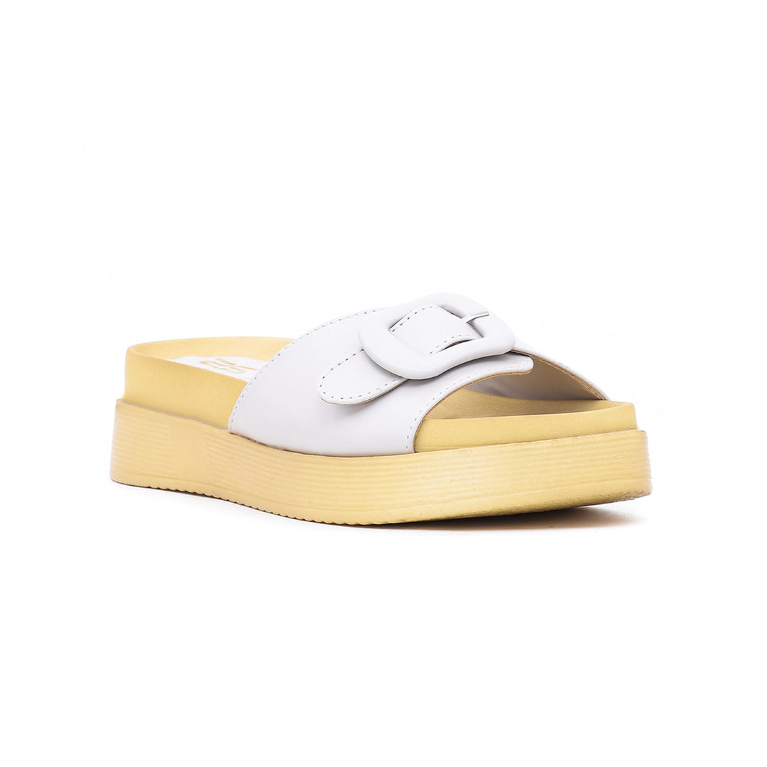 Cream Formal Slipper FR8015