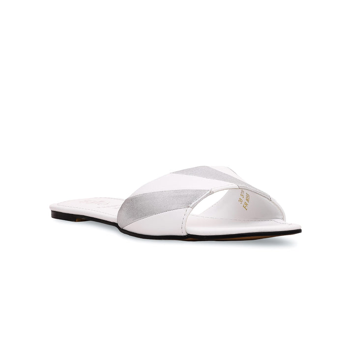 White Formal Slipper FR8059