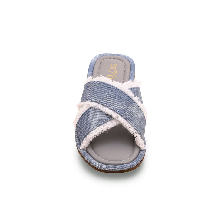 Sky Blue Formal Slipper FR8075