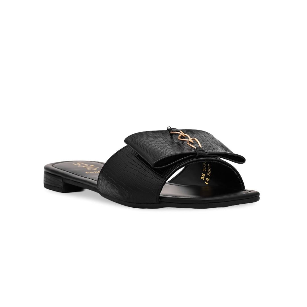 Black Formal Slipper FR8099