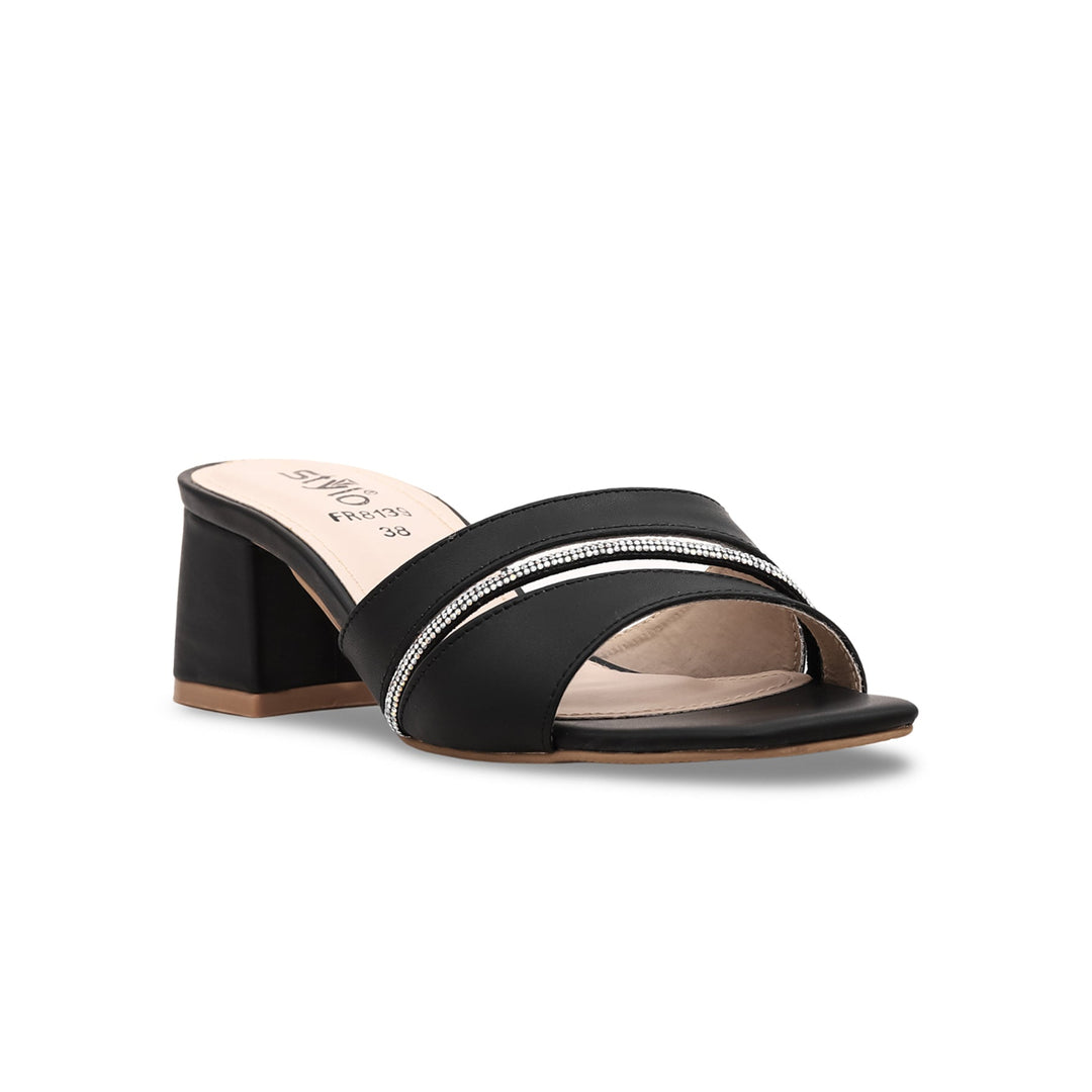 Black Formal Slipper FR8139