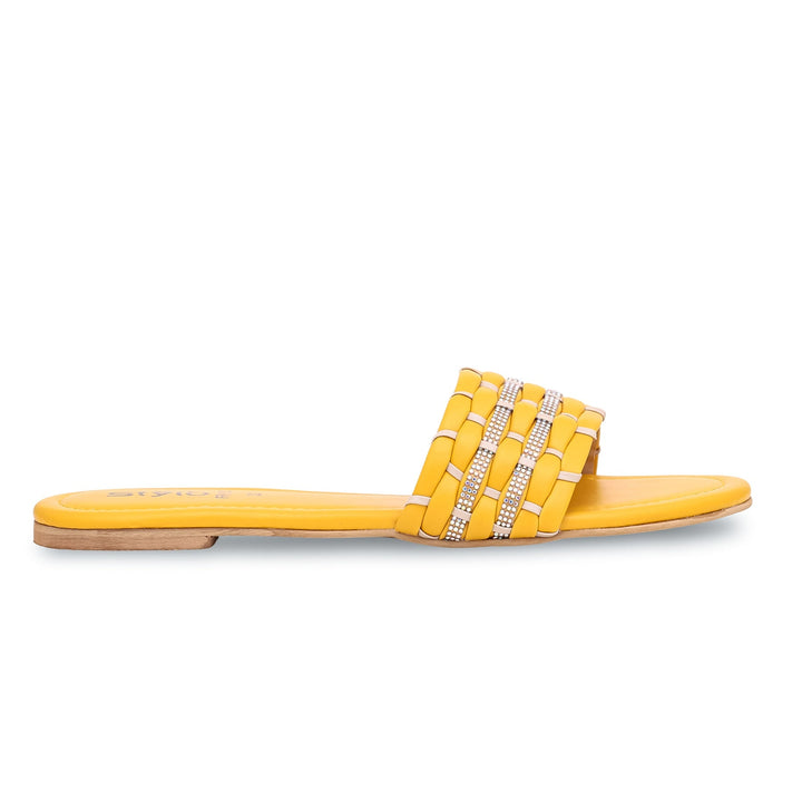 Yellow Formal Slipper FR8168