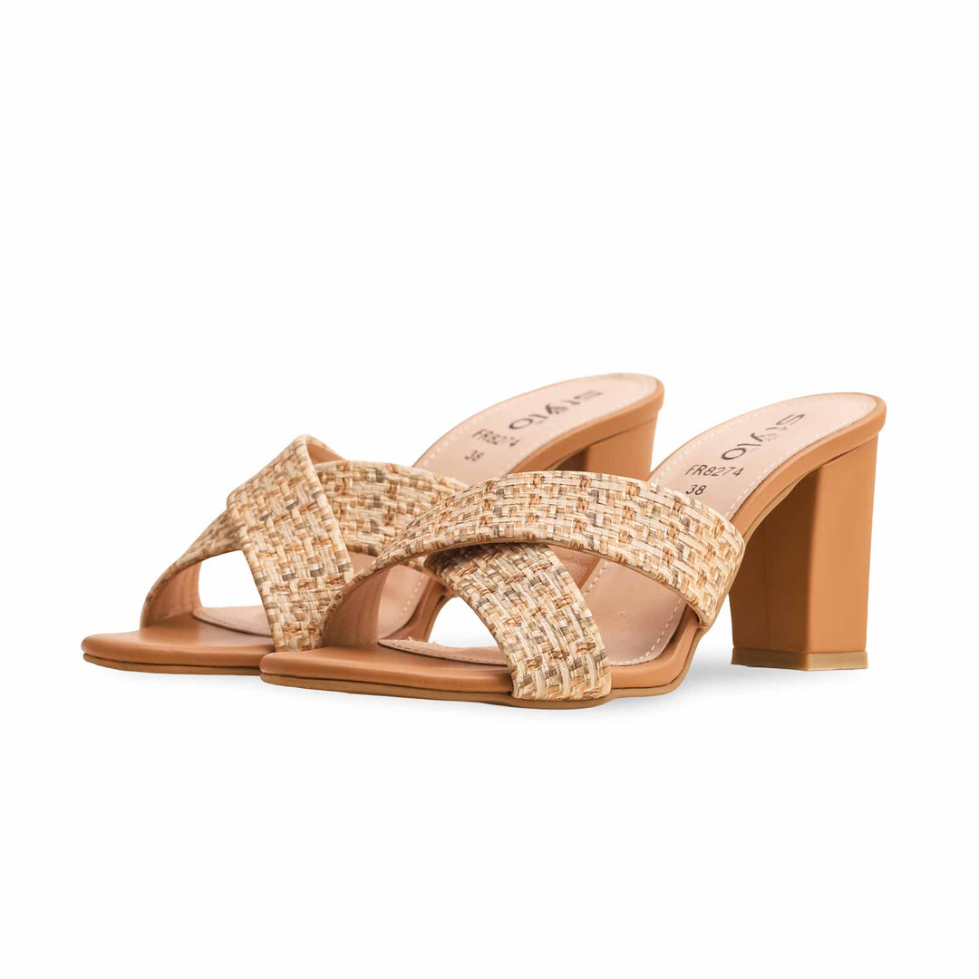 Beige Formal Slipper FR8274
