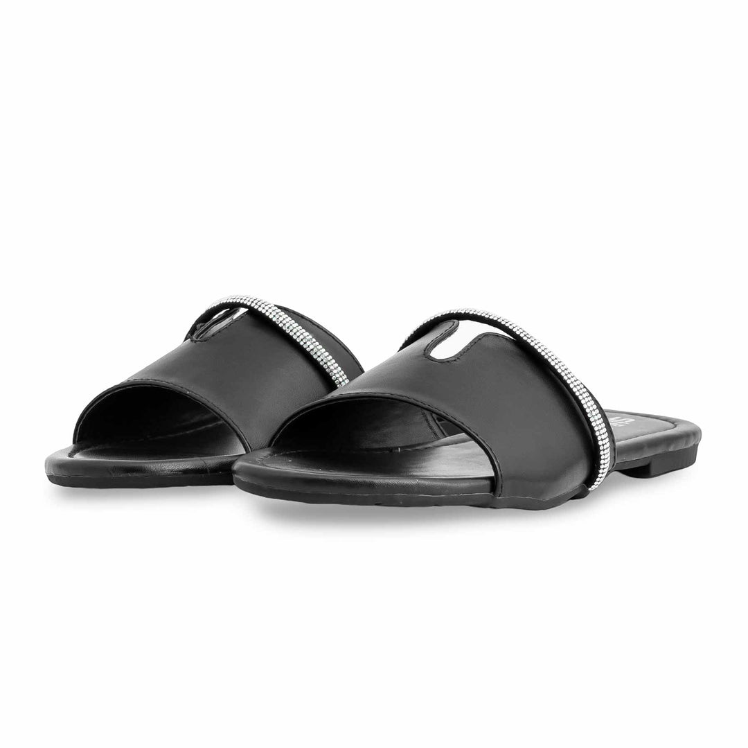 Black Formal Slipper For Women FR8278