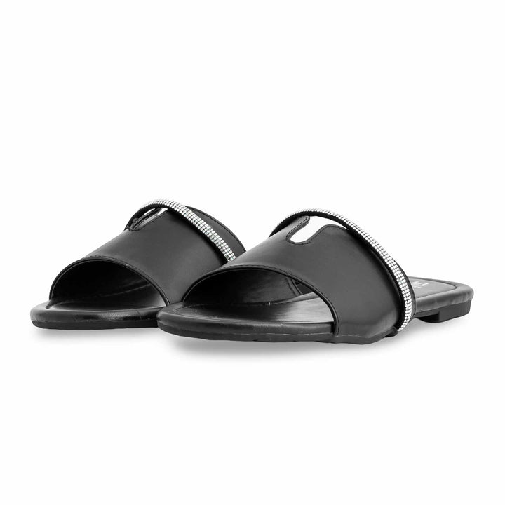 Black Formal Slipper For Women FR8278