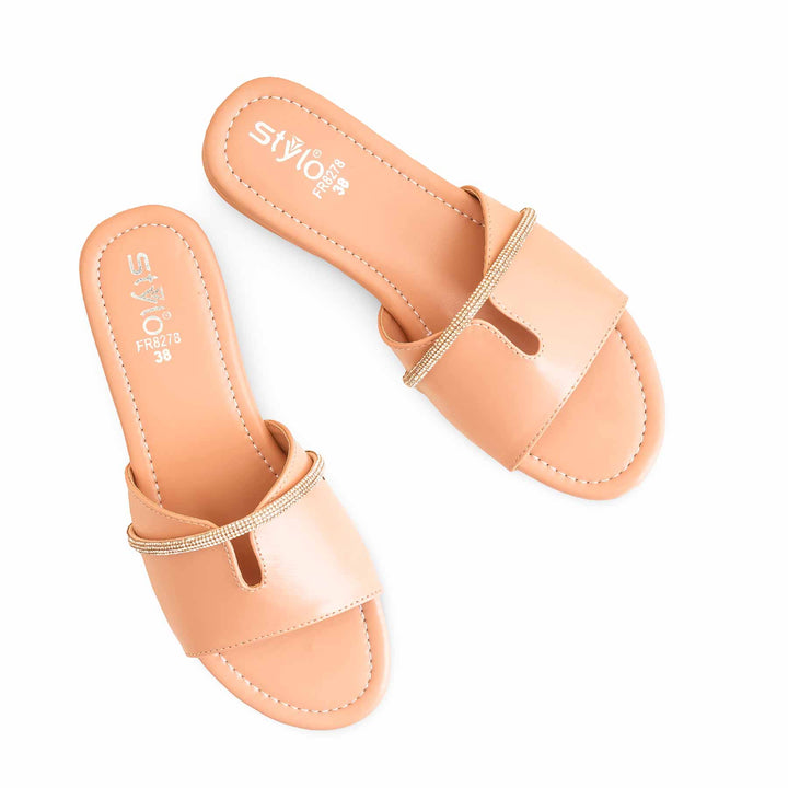 Peach Formal Slipper FR8278