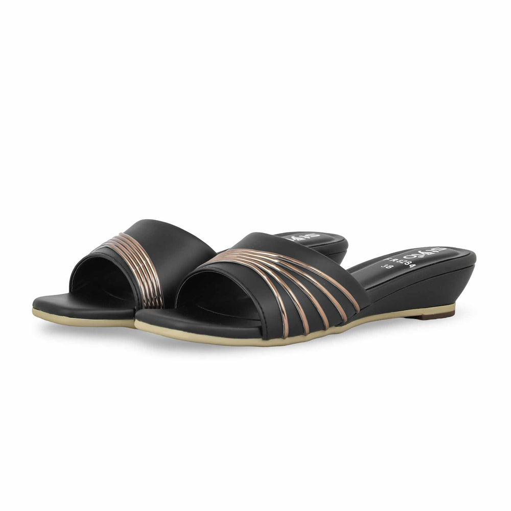 Black Formal Slipper FR8284