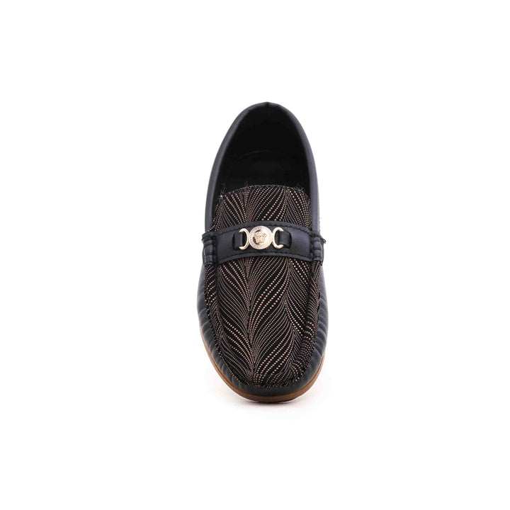 Boys Brown Formal Moccasin KD0370