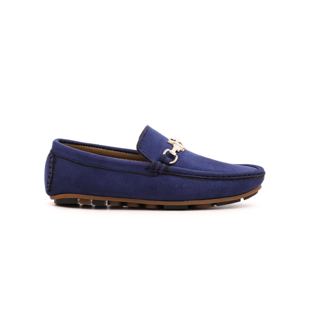 Boys Navy Formal Moccasin KD0378