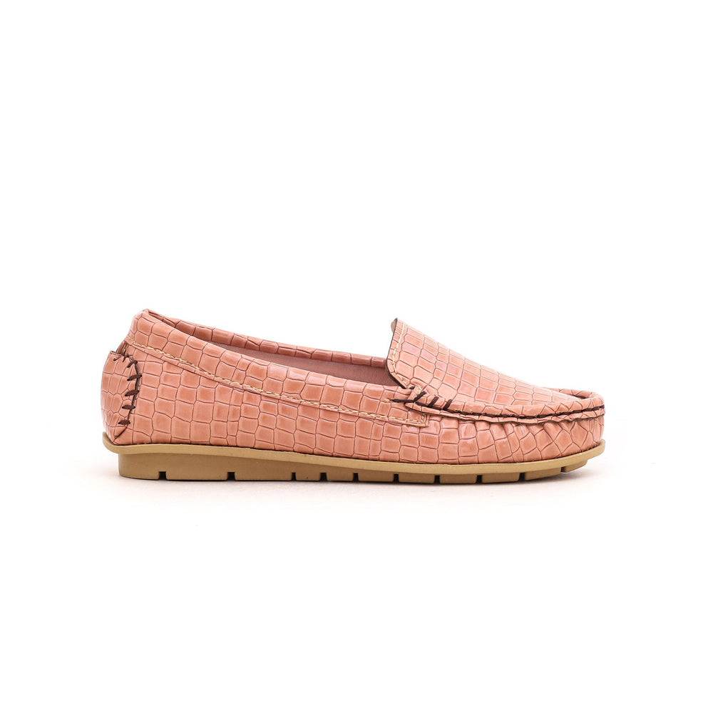 Girls Pink Casual Moccasin KD0386