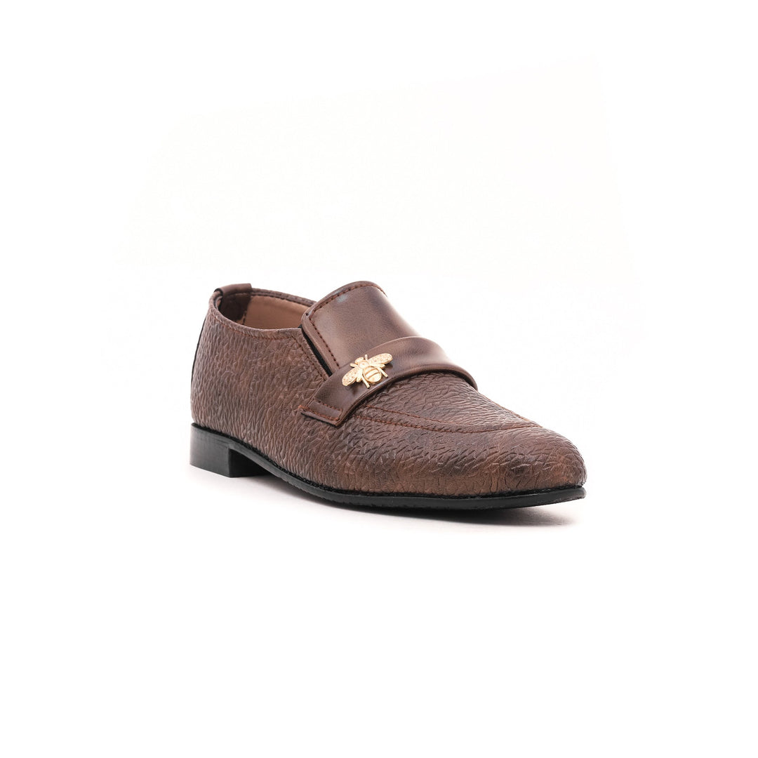 Boys Brown Formal Shoe KD0443