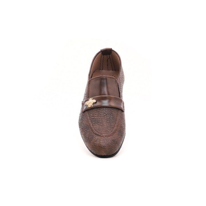 Boys Brown Formal Shoe KD0443