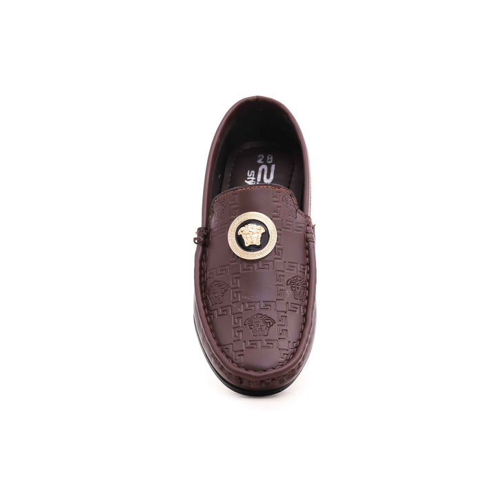 Boys Coffee Formal Moccasin KD0444