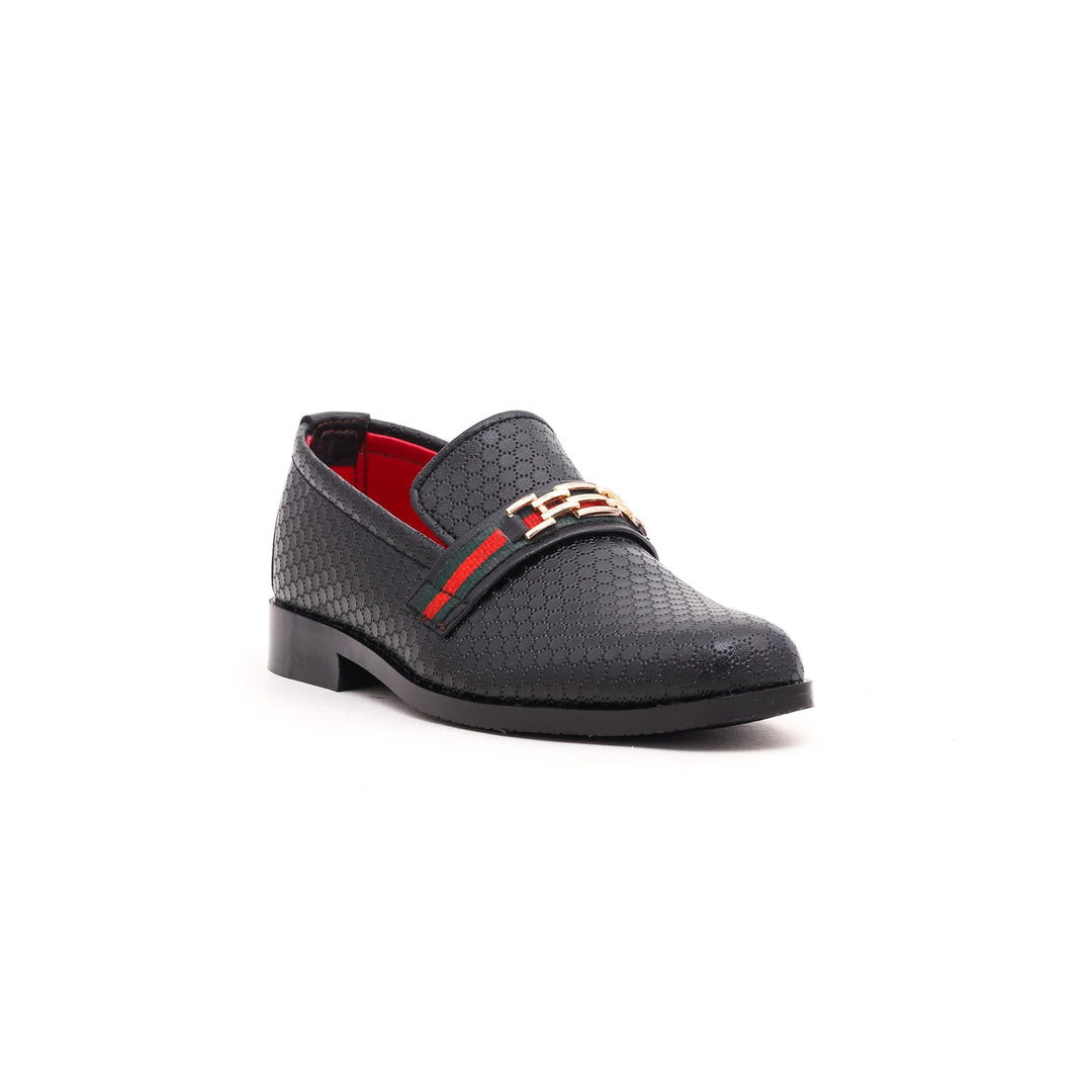 Boys Black Formal Shoe KD0456