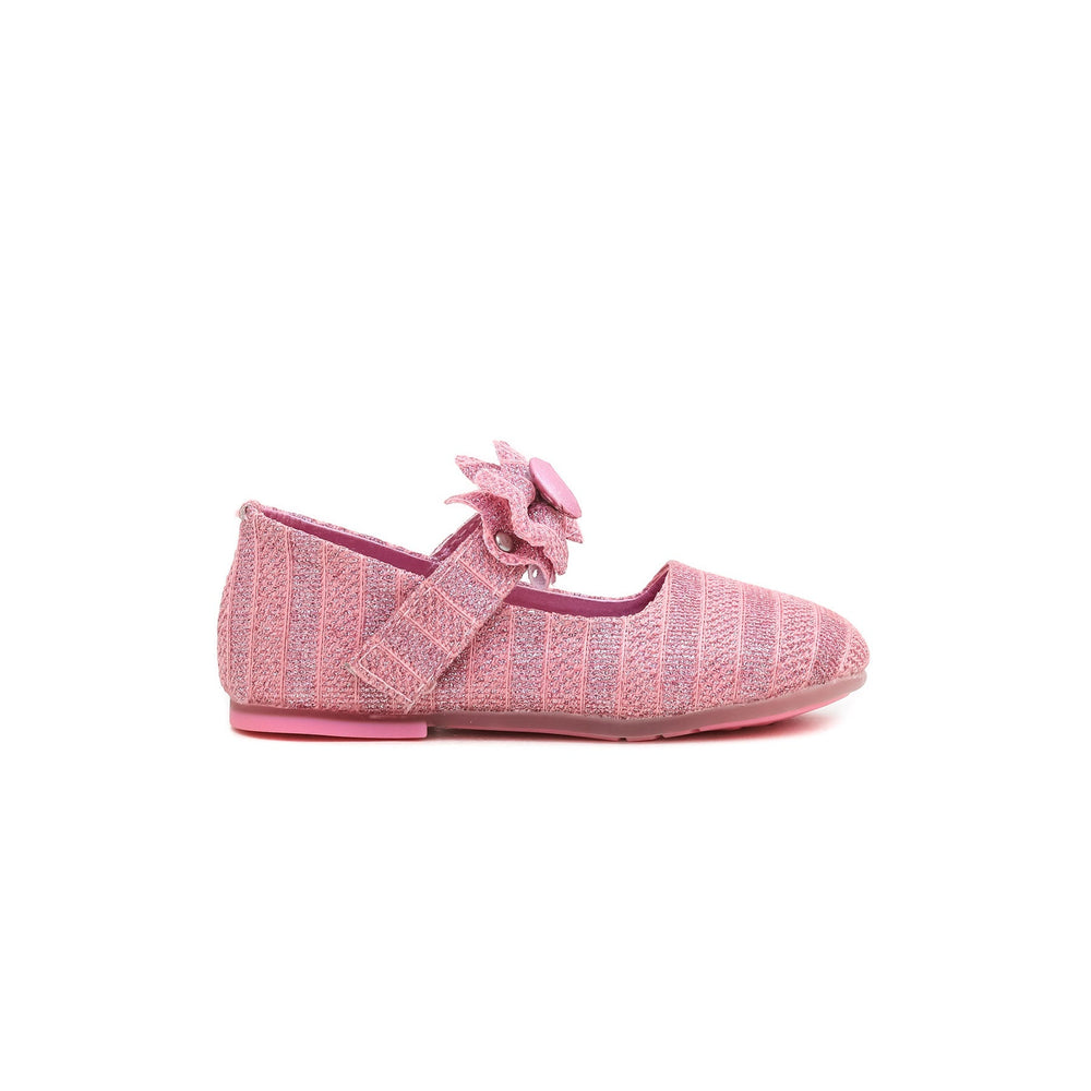 Girls Pink Fancy Pumps KD0465