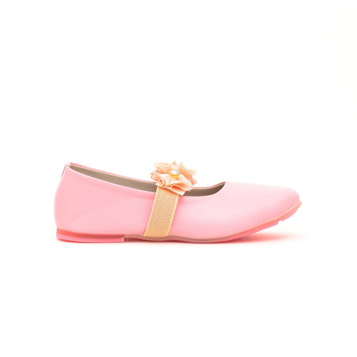 Girls Pink Casual Pump KD0466