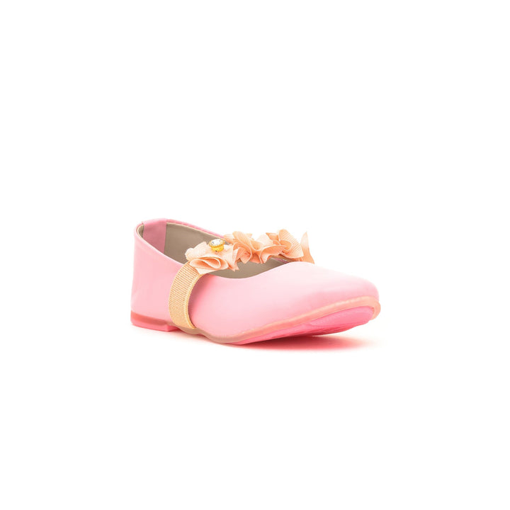 Girls Pink Casual Pump KD0466