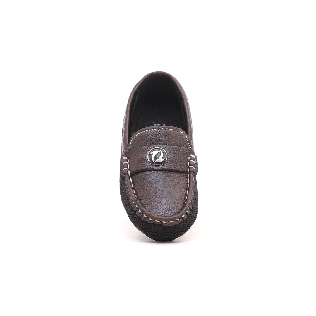 Boys Coffee Formal Moccasin KD0512