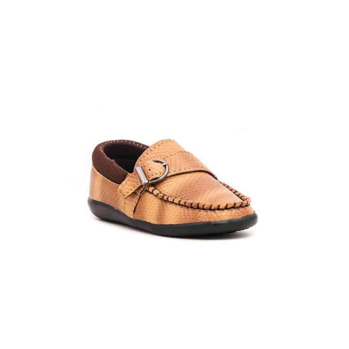 Boys Brown Formal Moccasin KD0513