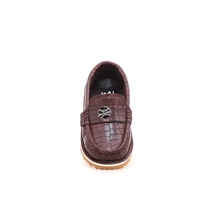 Boys Brown Casual Moccasins KD0525