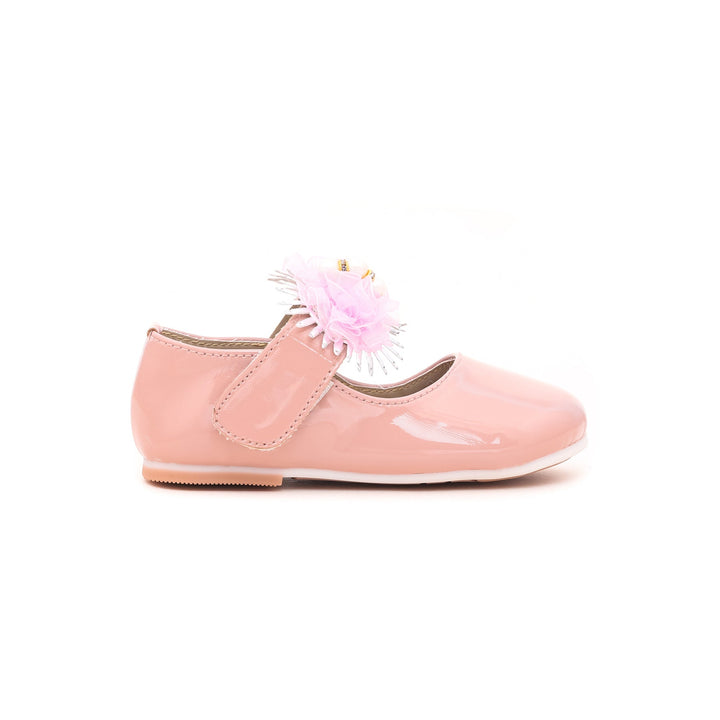 Girls Pink Formal Pumps KD0554