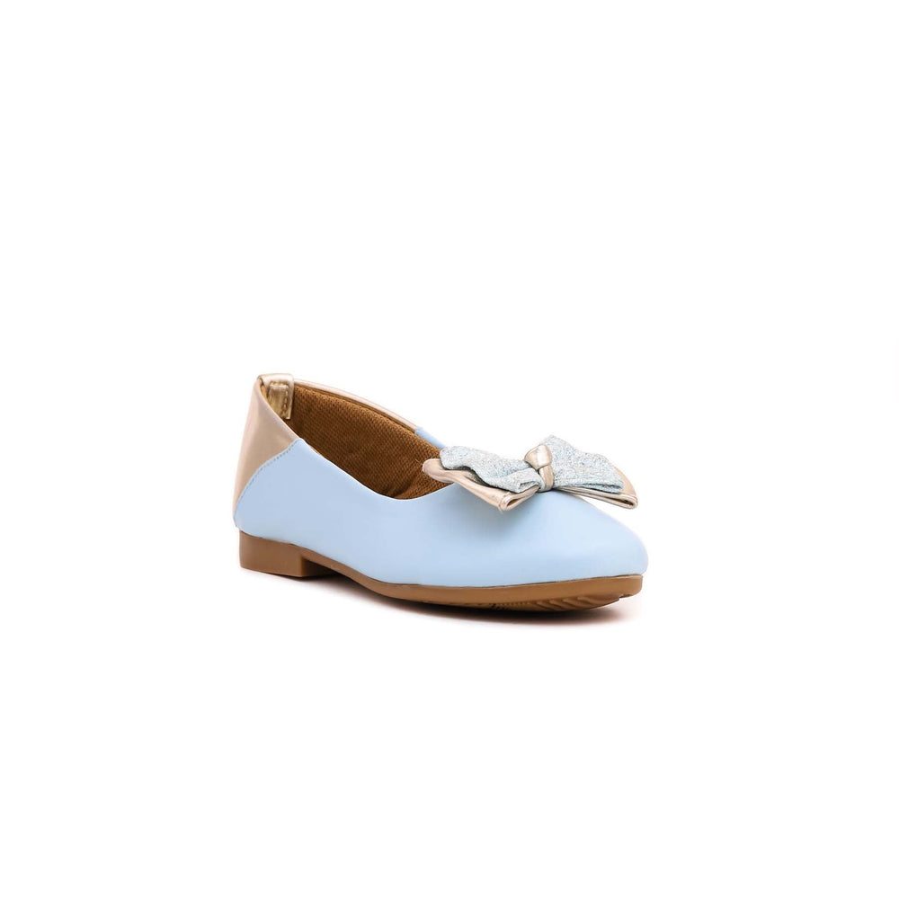 Girls Sky Blue Casual Pumps KD0587