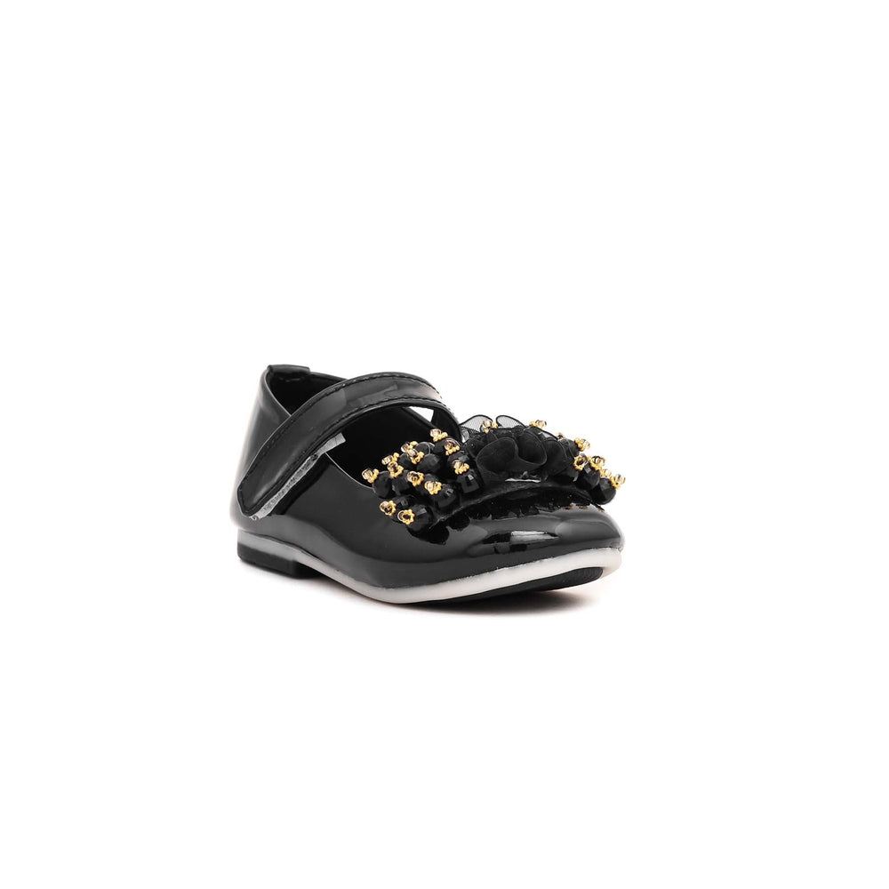 Girls Black Formal Pumps KD0608