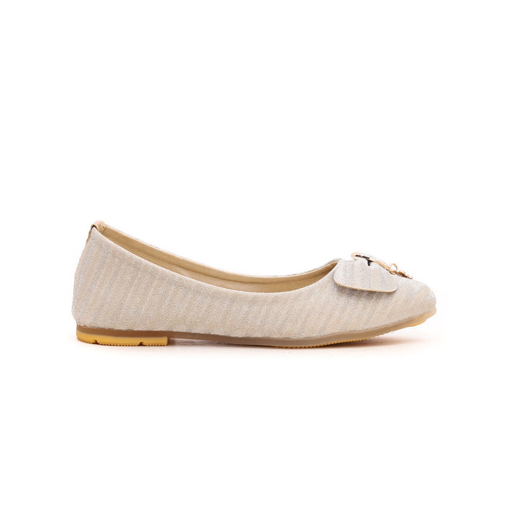 Girls Golden Fancy Pumps KD0612