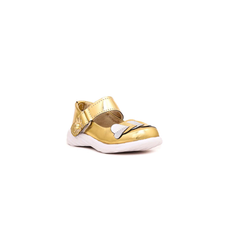 Girls Golden Casual Pumps KD0630