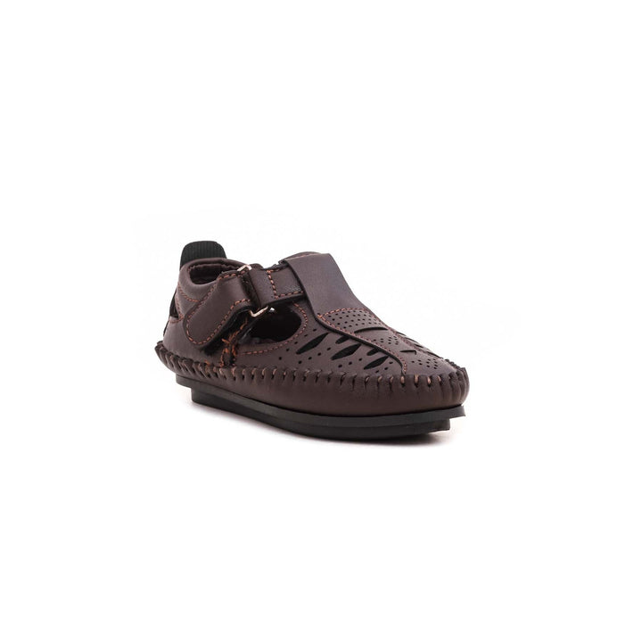 Boys Coffee Formal Moccasin KD0643