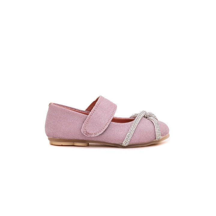 Girls Pink Fancy Pumps KD0665