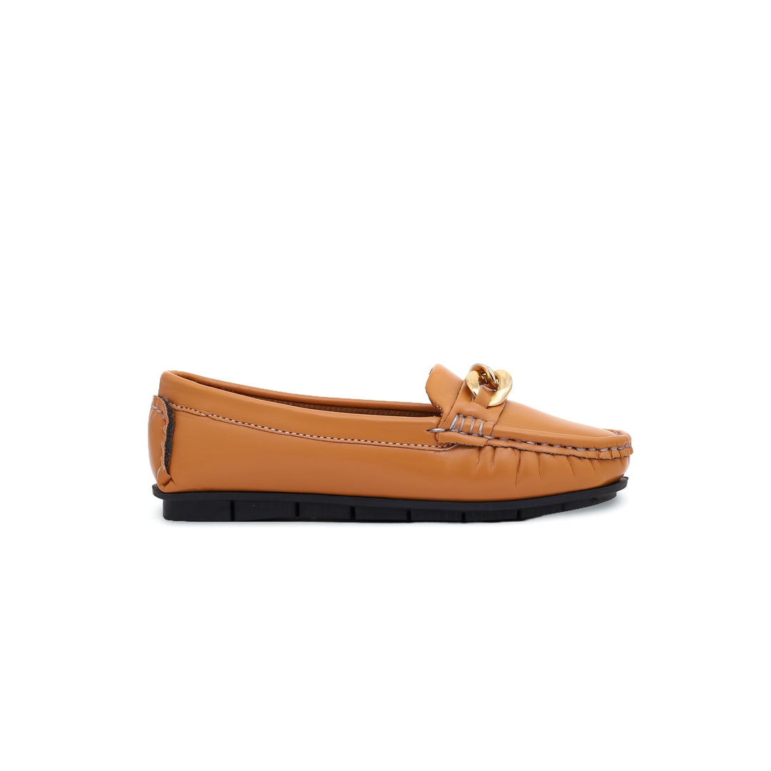 Girls Yellow Formal Moccasin KD0691