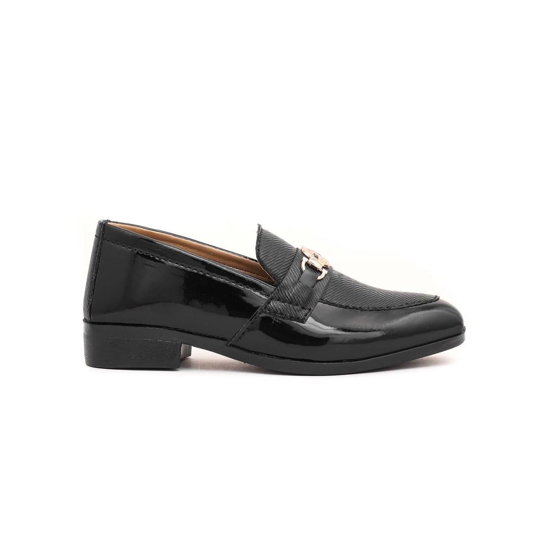 Boys Black Formal Shoes KD0697