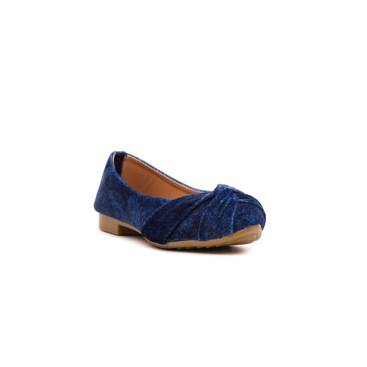 Girls Navy Casual Pumps KD0698