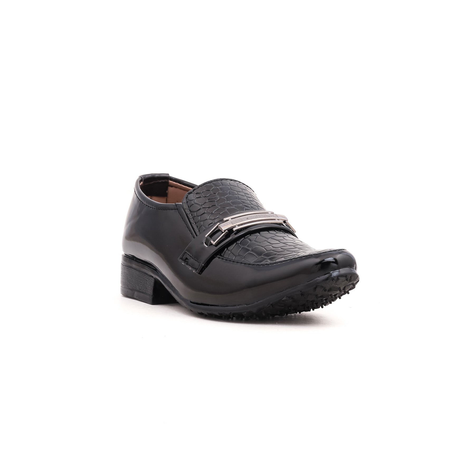 Boys Black Formal Shoe KD0705