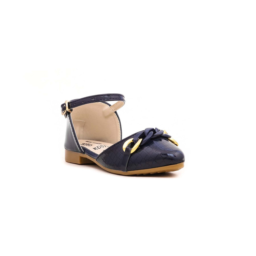 Girls Navy Formal Pumps KD0711