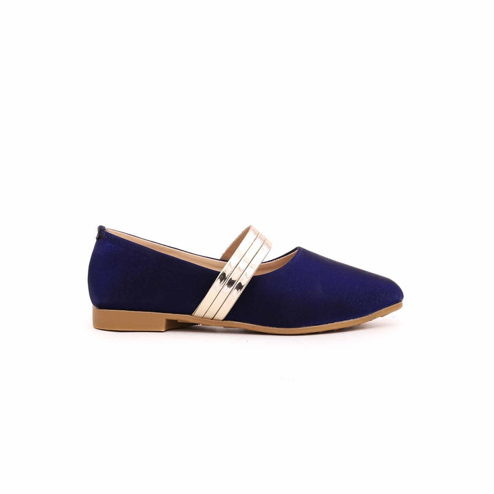 Girls Navy Casual Pumps KD0712