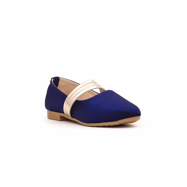 Girls Navy Casual Pumps KD0712