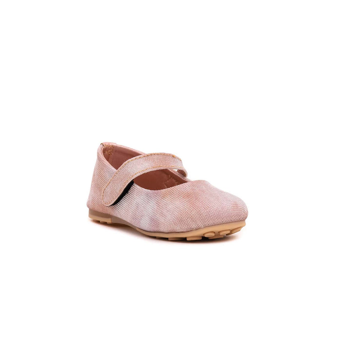 Girls Peach Fancy Pumps KD0723