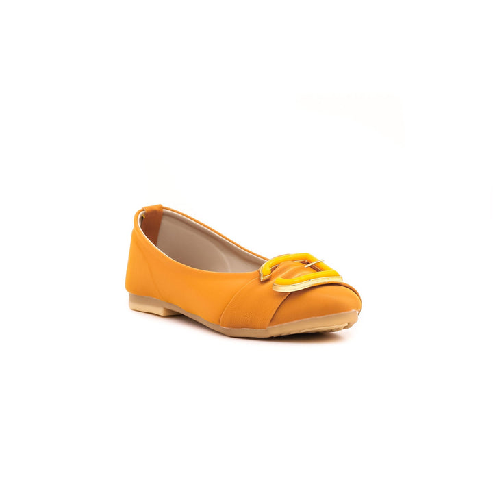 Girls Yellow Formal Pumps KD0727