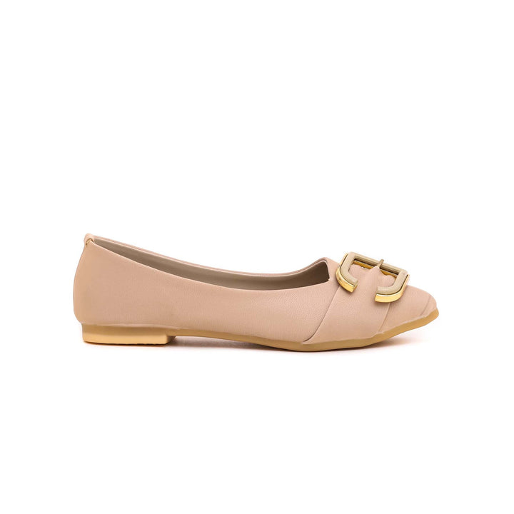 Girls Beige Formal Pumps KD0727