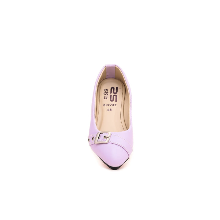 Girls Purple Casual Pumps KD0737