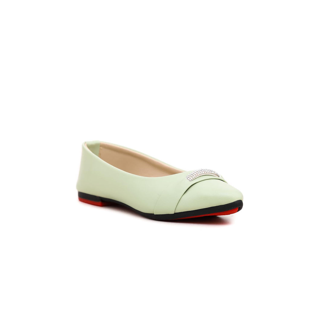 Girls Green Formal Pumps KD0740